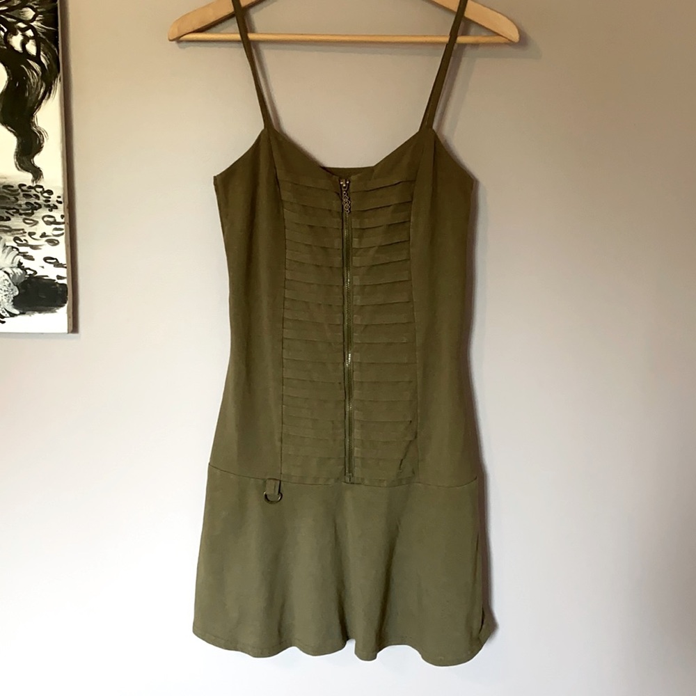 Olive Green Whimsigoth Dress
